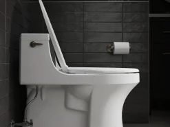 ReadyLatch® Quiet-Close™ elongated toilet seat