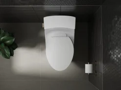 ReadyLatch® Quiet-Close™ elongated toilet seat