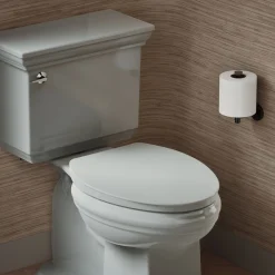 ReadyLatch® Quiet-Close™ elongated toilet seat