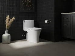 ReadyLatch® Quiet-Close™ elongated toilet seat