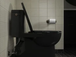 ReadyLatch® Quiet-Close™ elongated toilet seat