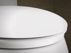ReadyLatch® Quiet-Close™ elongated toilet seat