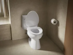 ReadyLatch® Quiet-Close™ elongated toilet seat