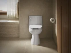 ReadyLatch® Quiet-Close™ elongated toilet seat