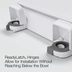 ReadyLatch® Quiet-Close™ elongated toilet seat
