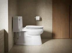ReadyLatch® Quiet-Close™ elongated toilet seat