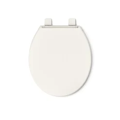 ReadyLatch® Quiet-Close™ round-front toilet seat with antimicrobial agent