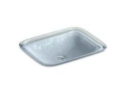 20-3/4" rectangular drop-in bathroom sink, no overflow