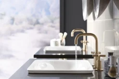 21" rectangular drop-in bathroom sink, no overflow