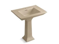 30-3/4" rectangular pedestal bathroom sink