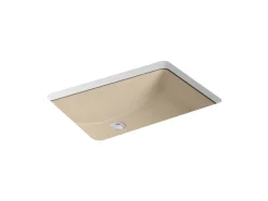 23-1/4" rectangular undermount bathroom sink