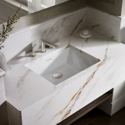 21-1/4" rectangular undermount bathroom sink