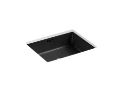 19-3/4" rectangular undermount bathroom sink with glazed underside