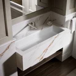 42-1/2" rectangular undermount bathroom sink