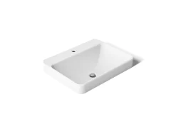 23" rectangular vessel bathroom sink