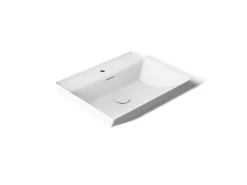 23" rectangular vessel bathroom sink