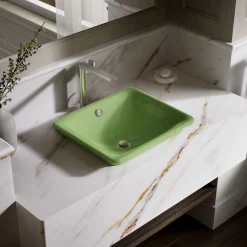 18-1/2" rectangular vessel bathroom sink