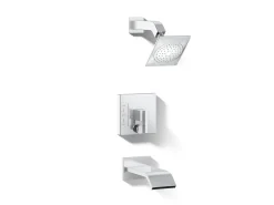 Rite-Temp® bath and shower trim kit with push-button diverter, 2.5 gpm