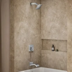 Rite-Temp® bath and shower trim kit with push-button diverter, 2.5 gpm