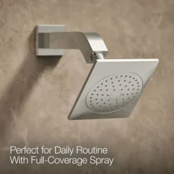 Rite-Temp® bath and shower trim kit with push-button diverter, 2.5 gpm