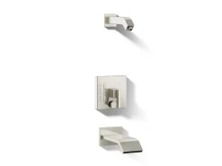 Rite-Temp® bath and shower trim kit with push-button diverter, without showerhead