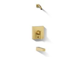 Rite-Temp® bath and shower trim kit with push-button diverter, without showerhead