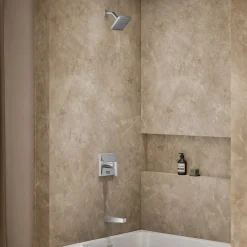 Rite-Temp® bath and shower trim kit with push-button diverter, without showerhead