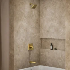 Rite-Temp® bath and shower trim kit with push-button diverter, without showerhead