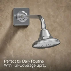 Rite-Temp® bath and shower trim kit with push-button diverter and cross handle, 2.5 gpm