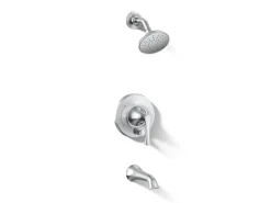 Rite-Temp® bath and shower trim kit with push-button diverter, 1.5 gpm