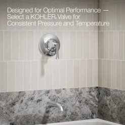 Rite-Temp® bath and shower trim kit with push-button diverter, 1.5 gpm