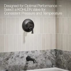 Rite-Temp® bath and shower trim kit with push-button diverter, 1.5 gpm