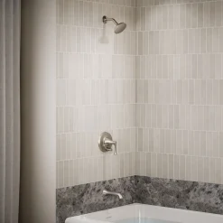 Rite-Temp® bath and shower trim kit with push-button diverter, 1.5 gpm