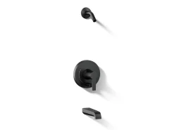 Rite-Temp® bath and shower trim kit with push-button diverter, without showerhead