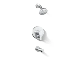 Rite-Temp® bath and shower trim kit with push-button diverter, 1.5 gpm