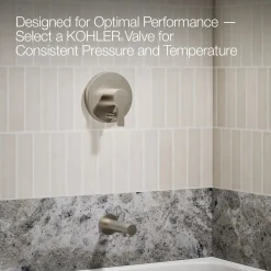 Rite-Temp® bath and shower trim kit with push-button diverter, 1.5 gpm