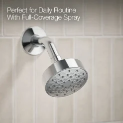 Rite-Temp® bath and shower trim kit with push-button diverter and lever handle, 2.5 gpm
