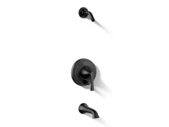 Rite-Temp® bath and shower trim kit with push-button diverter, without showerhead