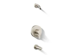Rite-Temp® bath and shower trim kit with push-button diverter, without showerhead