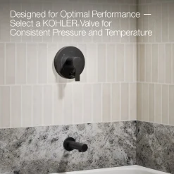 Rite-Temp® bath and shower trim kit with push-button diverter, 1.75 gpm