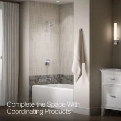 Rite-Temp® bath and shower trim kit with push-button diverter, 1.75 gpm
