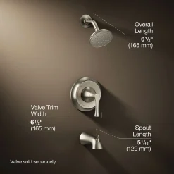 Rite-Temp® bath and shower trim kit, 2.5 gpm