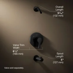 Rite-Temp® bath and shower trim kit, without showerhead