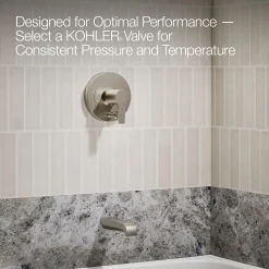 Rite-Temp® bath and shower trim kit with push-button diverter, 1.75 gpm