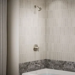 Rite-Temp® bath and shower trim kit with push-button diverter, 1.75 gpm