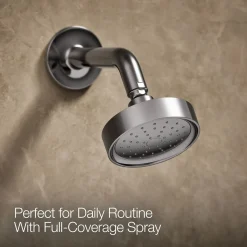 Rite-Temp® bath and shower trim kit with push-button diverter and cross handle, 1.75 gpm