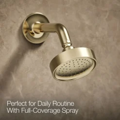 Rite-Temp® bath and shower trim kit with push-button diverter and cross handle, 2.5 gpm
