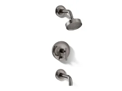 Rite-Temp® bath and shower trim kit with push-button diverter and lever handle, 2.5 gpm