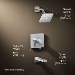 Rite-Temp® bath and shower trim kit, 2.5 gpm