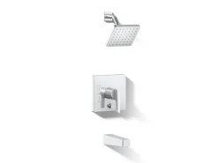 Rite-Temp® bath and shower trim kit with push-button diverter, 1.75 gpm